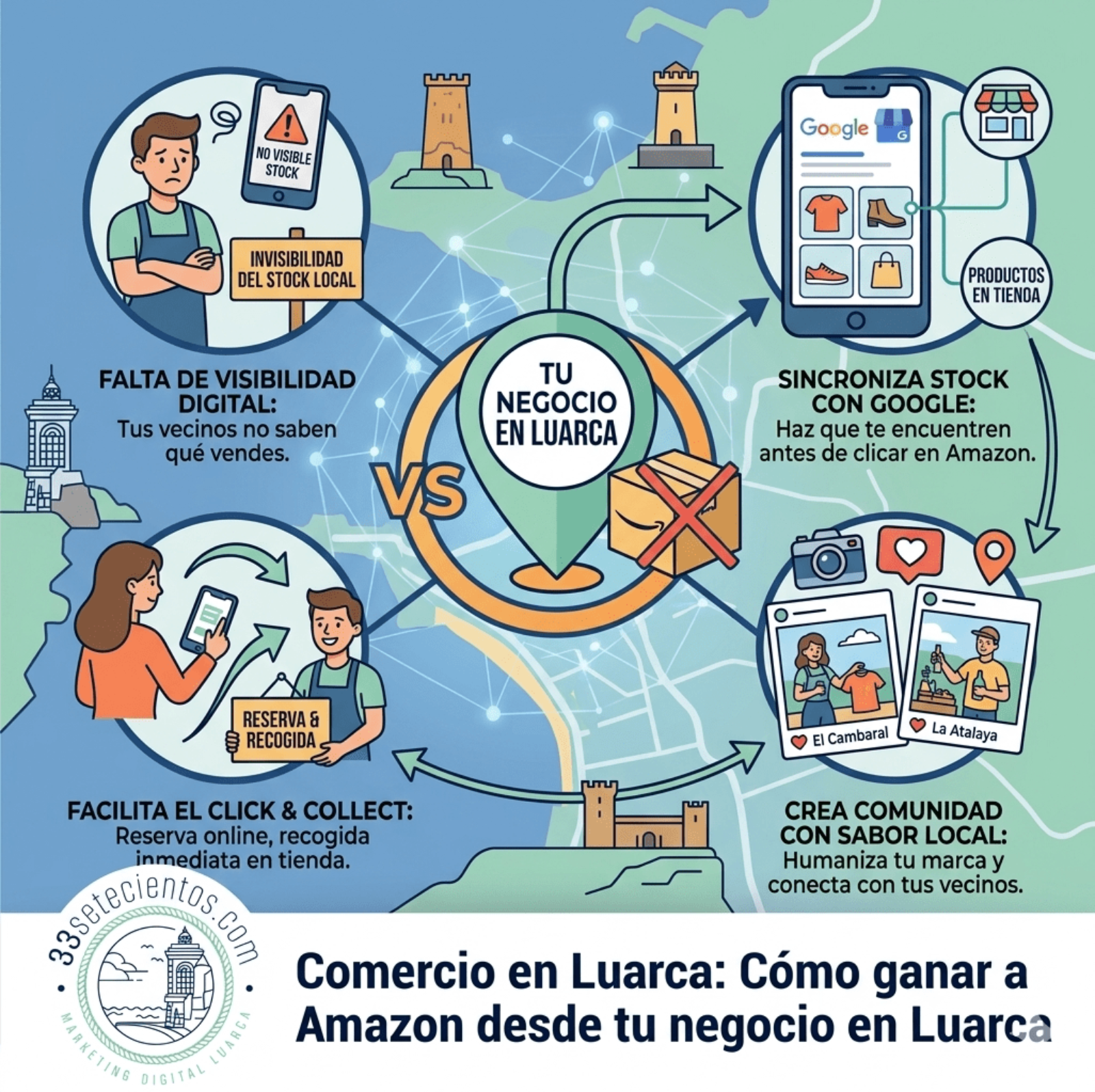 Cómo ganar a Amazon desde tu negocio en Luarca
