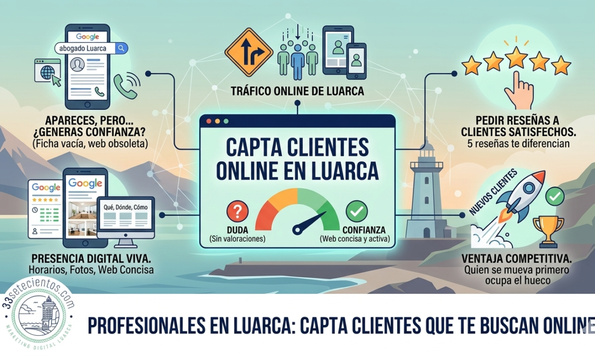 Profesionales en Luarca: capta clientes que te buscan online